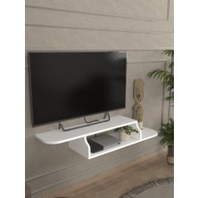 Dekorister Macros Tv Sehpası Beyaz 120 cm
