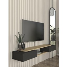 Dekorister Glint Tv Sehpası Antrasit - Rota 150 cm