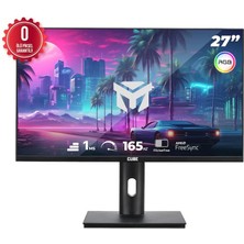 27 Cube PA-27V165F Va 1ms 165HZ 2xhdmı 2xdp 2k Qhd 2560X1440 Freesync Yukseklık Ayarı Vesa Pıvot Rgb