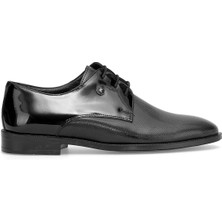 Ayakkabı Fuarı Elit 26YSLRYL7080R Erkek Hakiki Deri Klasik Ayakkabı Siyah