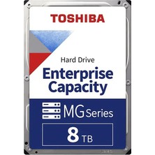 Toshiba Toshıba Enterprıse, MG10ADA800E, 3.5&amp;quot;, 8tb, 512MB 7200 Rpm, 7/24 Güvenlik, Data Center, Na