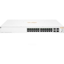 Nil Avm Hpe Aruba Ion 1930 JL684B 24 Port GIGABIT+4X10GB Sfp Yönetilebilir L2+ Rackmount 370W Poe Swıtch