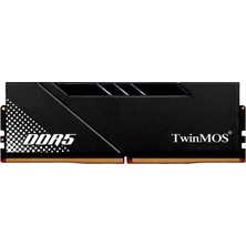TwinMos 16 GB Ddr5 5600MHZ CL36 Siyah RAM Yüksek Performans için Uygun Soğutuculu