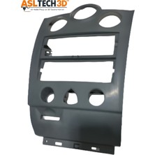 Asltech Renault Megane Iı Torpido Radyo ve Klima Çerçevesi Dijital 8200491109-8200155835