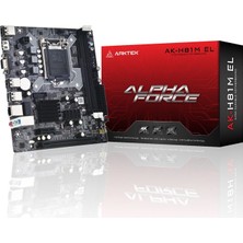 Arktek Alpha Force, AK-H81M El, 2xddr3, M.2, D-Sub, Hdmı, 4.nesil, LGA1150 Soket, Anakart