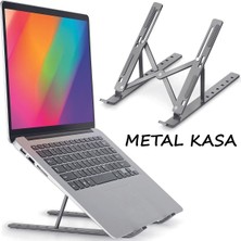 Duffa Laptop Yükseltici Stand Ayarlanabilir Macbook Notebook Altlık Metal Dizüstü Bilgisayar Tutucu