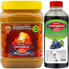 Bozkırlı Çavuşoğlu Çavuşoğlu Tahin Kepekli 930 gr + Çavuşoğlu Üzüm Pekmezi 1000g
