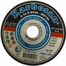 Karbosan 115X1,0X22 Thinline Metal Kesici