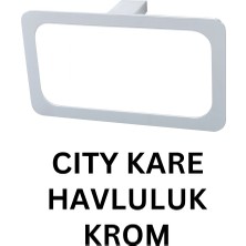 Onno Cıty Kare Havluluk Krom