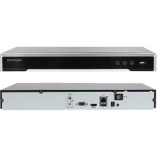 Hikvision Hıkvısıon DS-7608NI-Q2, 8kanal,  8mpix, H265+, 2 HDD Desteği, 2160P Kayıt, 160MBPS Bant Genişliğ