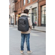 Relaxion Su Geçirmez Kumaş Geniş Iç Hacimli Okul Seyahat Sırt Çantası 810