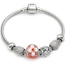 Brezza Lusso Jewelry Kübik Zirkon Premium Charm Kadın Bileklik