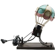 Hatıra Kutusu Metal Balon Abajur – Dekoratif Aydınlatma ( Lisinya )