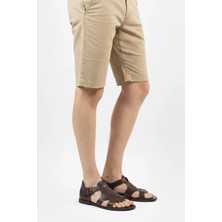 Deriderim Kahverengi Erkek Hakiki Deri El Örgüsü Sandalet