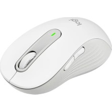 Logitech Logıtech 910-006238, M650L Signature, Beyaz, Sağ El, USB Nano 2,4g KABLOSUZ,4000DPI, Optik, 5 Tuşl