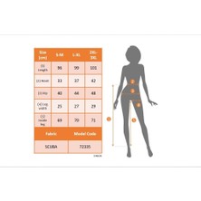 Ayşegul Hediyelik Kadın Yüksek Bel Yan Şerit Detaylı Dalgıç Tayt