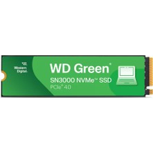 Wd Green SN3000, WDS100T4G0E, 1tb, 5000/4200, Gen4, Nvme Pcıe M.2 2280, SSD
