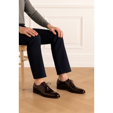 Deriderim Kahverengi Rugan Klasik Ayakkabı