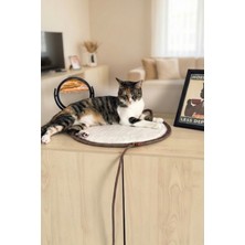 Petolojim El Yapımı Ponponlu Kedi ve Köpek Yatağı