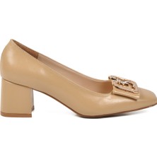 Ayakmod Bej Kadın Abiye Ayakkabı 357209 Z