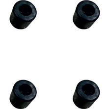 Ayder Timya Baza Stoperi Plastik - 30MM - Sඈyah HKS283 - 4 Adet TG/Tmy228453