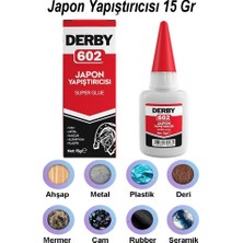 Artlantis Derby 602 Japon Yapıştırıcı 15 gr 1 Adet Yüksek Yapıştırma Gücü Tek Bileşenli Düşük Viskozite Güçlü Yapıştırıcı 15GR