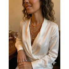 Bohera Doğal Taş Akik3 Lü Kombin Kolye