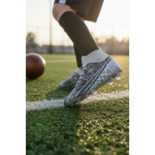 Enoch Erkek Çocuk Bilek Destekli Grafik Desenli Çivili Futbol Kramponu