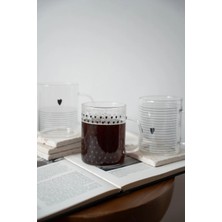 Dekorz Dükkan Love 3lü Kulplu Cam Bardak Seti