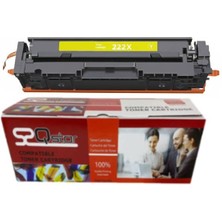 Qstar Hp 222X W2222X Sarı Çipli Muadil Toner Yüksek Kapasite Laserjet 3201 Laserjet 3288 LASERJET 3303