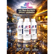 Stonechem Yüzey ve Objeler Için Ultra Parlak Epoksi Cila 3 kg (Yüzeyde Buruşma ve Buğulanma Yapmaz)