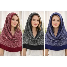 Solenia Etnik Desenli Pamuklu Tesettür Şal