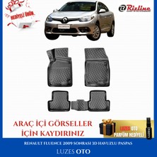 Rizline Renault Fluence 3D Havuzlu Paspas 2014 Model Uyumlu