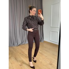 Size Özgü Kahve Skinny Jean