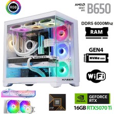 Xaser Velox X120 Ryzen 7 7800X3D 64GB Ddr5 Ram 2tb M.2 Nvme SSD 16GB RTX5070TI Oyuncu Tavsiye Sistem