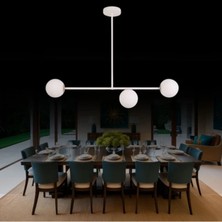 Ronisu Aydınlatma Titania Camlı Yemek Masası Avize Ra-Avz- 4389-28-65