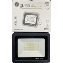 Yapımaks LED Projektör, Slim, 100 W, 6500K, Beyaz Işık