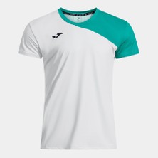 Joma 104490.200 Deuce Erkek Spor Beyaz Yeşil Tişört