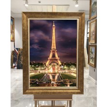 Giyense Altın Varaklı Çerçeveli Paspartulu Tablo NS755