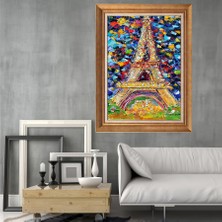 Giyense Altın Varaklı Çerçeveli Paspartulu Tablo NS959