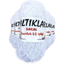 Maarketim 5 Adet Sakal Sabunluk Lif İpliği Optik Beyaz