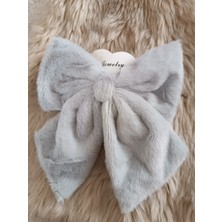 Efna Store Fiyonk Figürlü Tüylü Peluş 17 cm Otomatik Toka