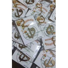 Butenin Atölyesi Ramazan Hediyeliği, Pleksi Elif Vav Modeli Anahtarlık, 10 Adet