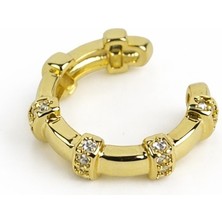 Sacha Taş Detaylı Ear Cuff Küpe