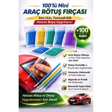Svein #rötuşboya Araba Oto Kaporta Çizik Tek Kullanımlık Hassas Detaylı Uygulama Rötuş Fırçası Mini 100'LÜ