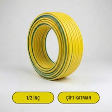 DRS Yapı Nova Örgülü Bahçe Sulama Hortumu - 1/2 Inç 15 Metre