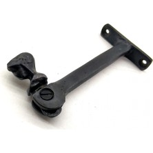 Eco Port Antika Tarz Dekoratif Pirinç Kafalı Panjur Stoperi - 105X55 Mm, Oksit