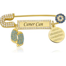 DMR Elegance Gümüş Isimli Bebek Yaka Iğnesi