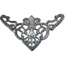 Eco Port Dekoratif Köşe Süsü, Köşelik - Büyük, 31X55MM, Nikel, 1 Adet