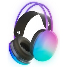 Eco Port Krh1 Rgb Kafaüstü Kablosuz Kulaklık - Siyah